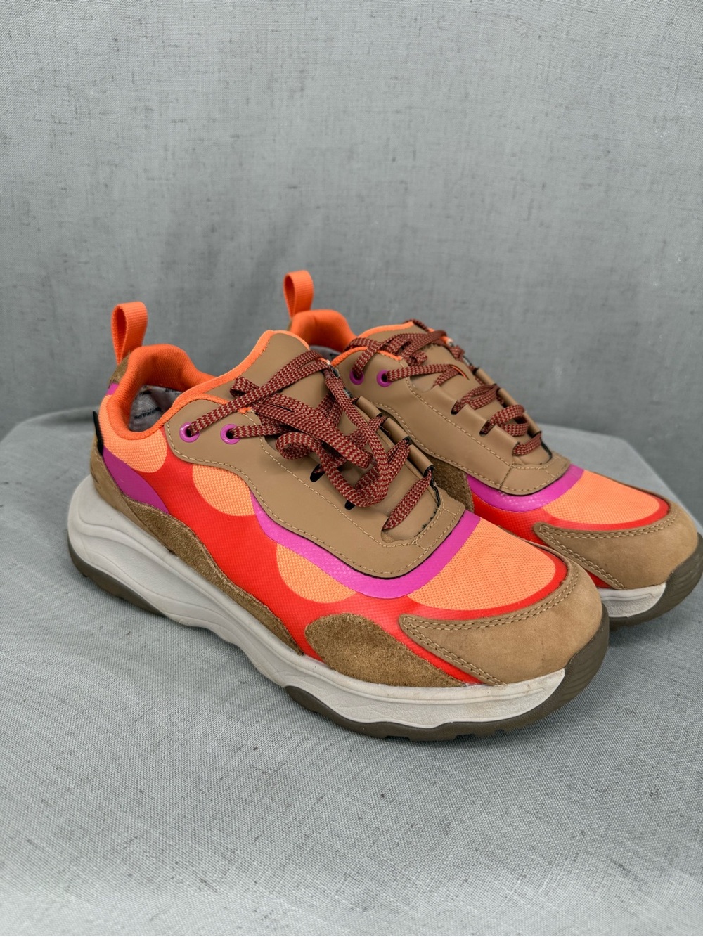Teva Womens Geotrecca Low RP Honey Brown Coral Rose 8